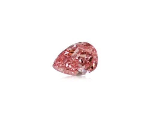 Pink Diamond - 0.08ct Natural Loose Fancy Intense Pink GIA Cert Pear Sape VS2