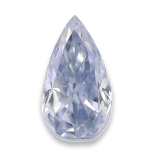 0.24ct fancy blue diamond pear