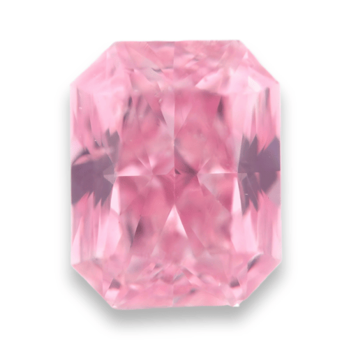 radiant cut fancy intense purple pink diamond