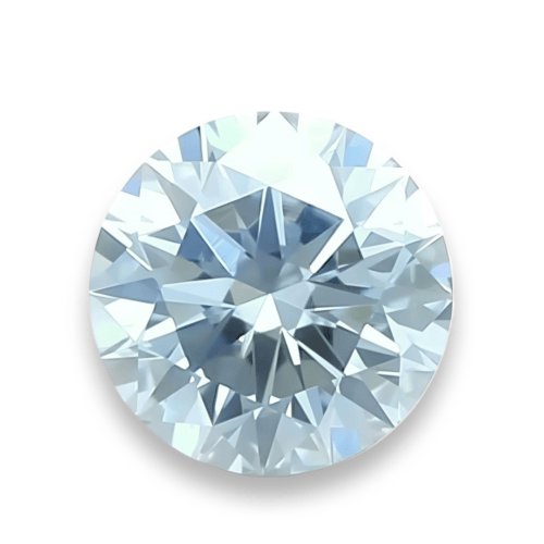 Light green round diamond
