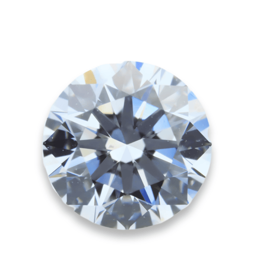Blue round diamond