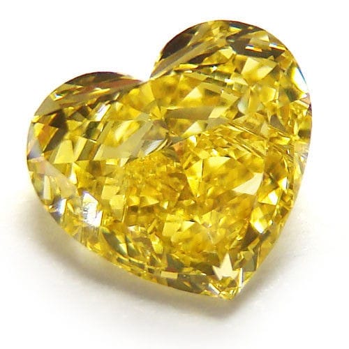 1.07ct Yellow Diamond - Natural Loose Fancy Yellow Color GIA Heart SI1 Canary - Image 2