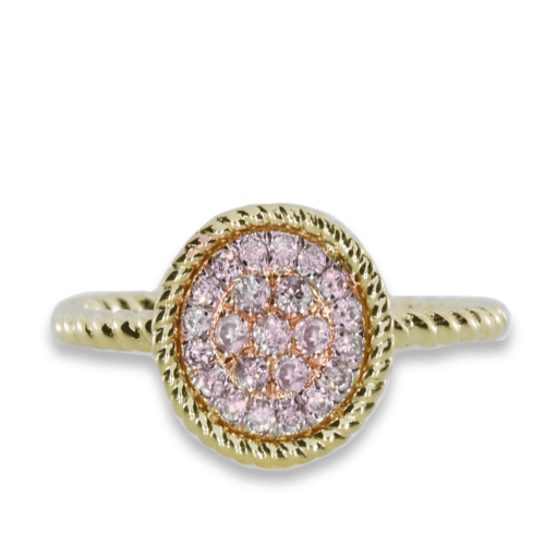 Real-024ct-Natural-Pink-Purple-Color-Diamond-Engagement-Ring-Round-18K-VS-SI