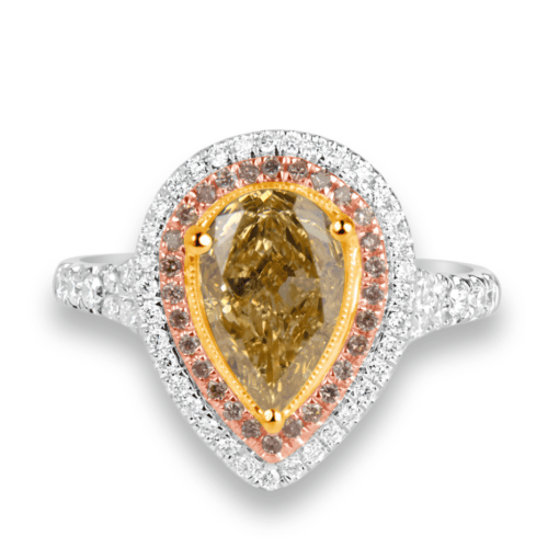 Real-Fine-194ct-Engagement-Ring-Natural-Fancy-Yellow-18K-Solid-Gold-SI1-VS2
