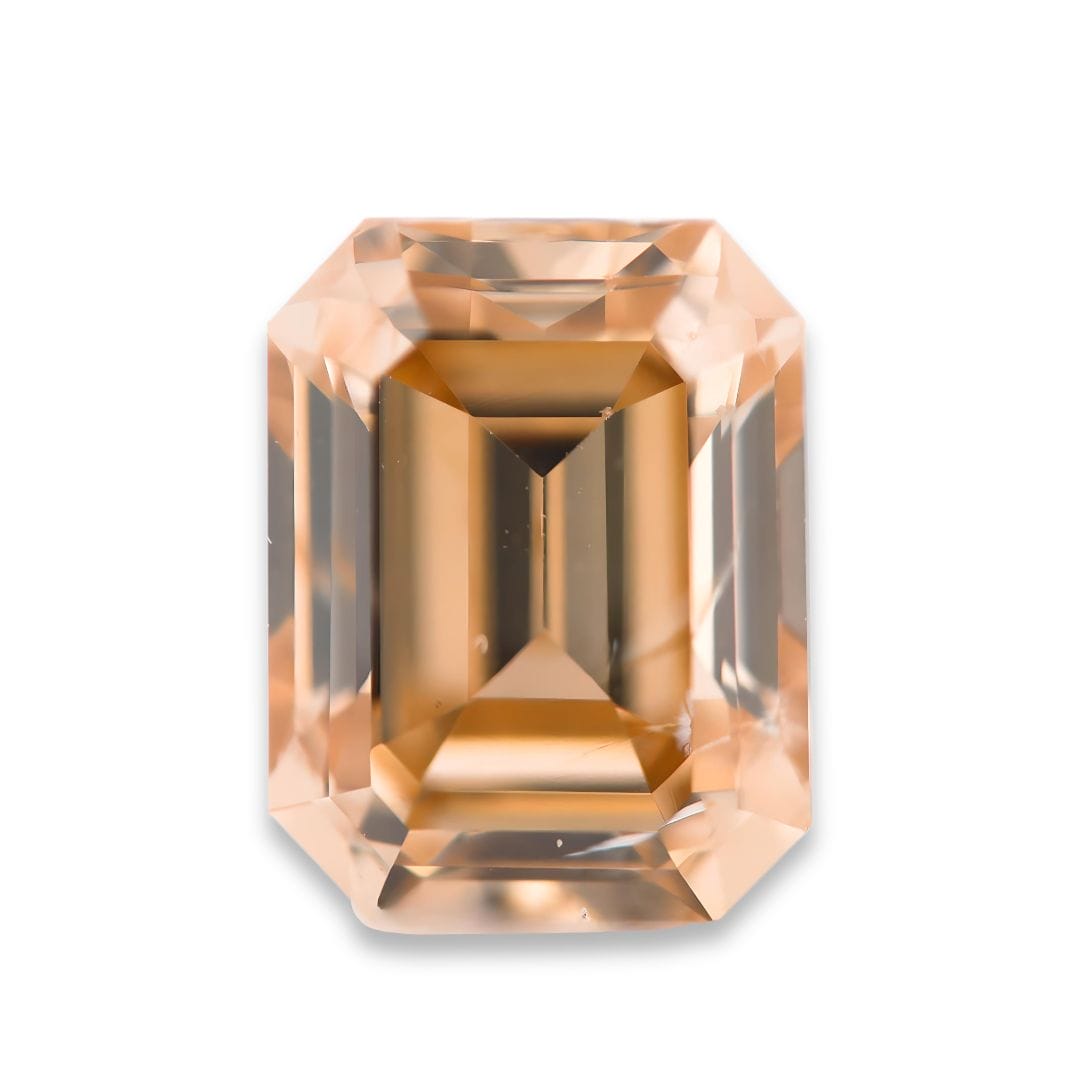emerald cut yellow diamond