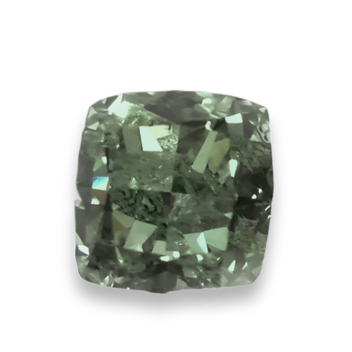 Real-142ct-Natural-Loose-Fancy-Green-Color-Cushion-Diamond-GIA-SI-Rare-and-Big