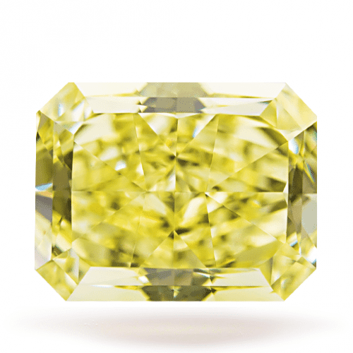 3.40ct Natural Loose Fancy Intense Yellow VVS1 Radiant GIA Certified