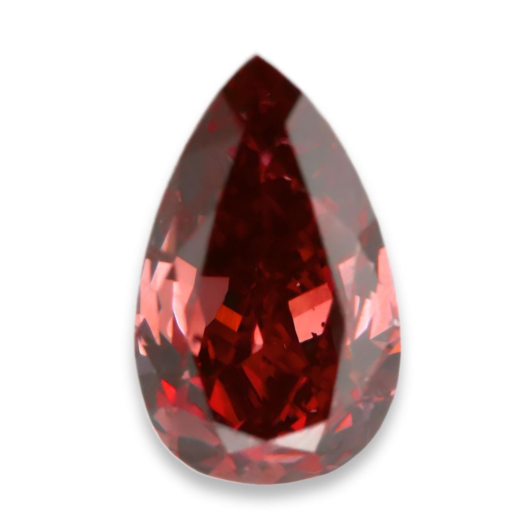 Argyle deep pink diamond pear