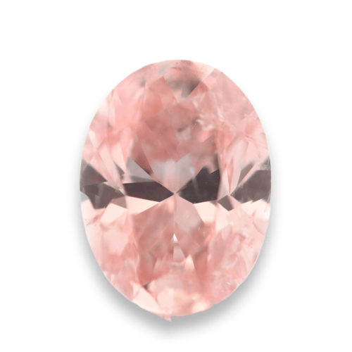Fancy pink diamond oval