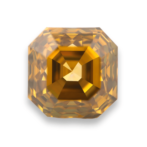 Yellow Diamond - 1.41ct Natural Loose Fancy Deep Yellow GIA VS1 Asscher