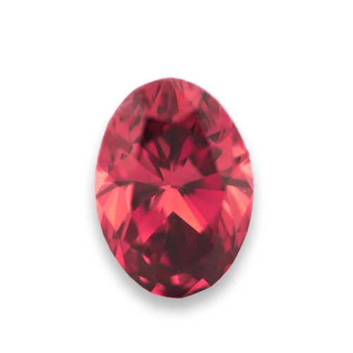 Oval Argyle red pink diamond 1pr