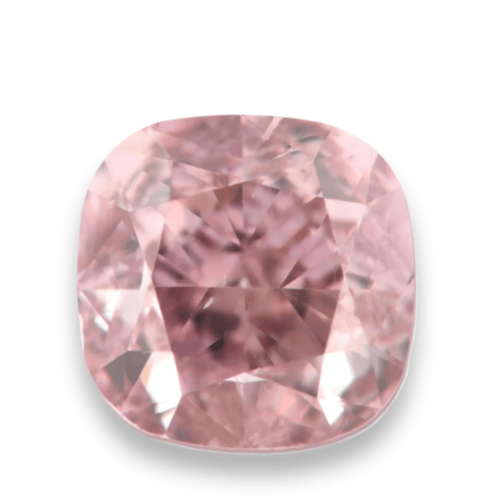 0.52ct cushion fancy pink diamond