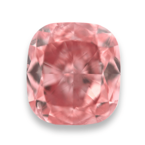 0.51ct fancy intense purple pink diamond gia cushion