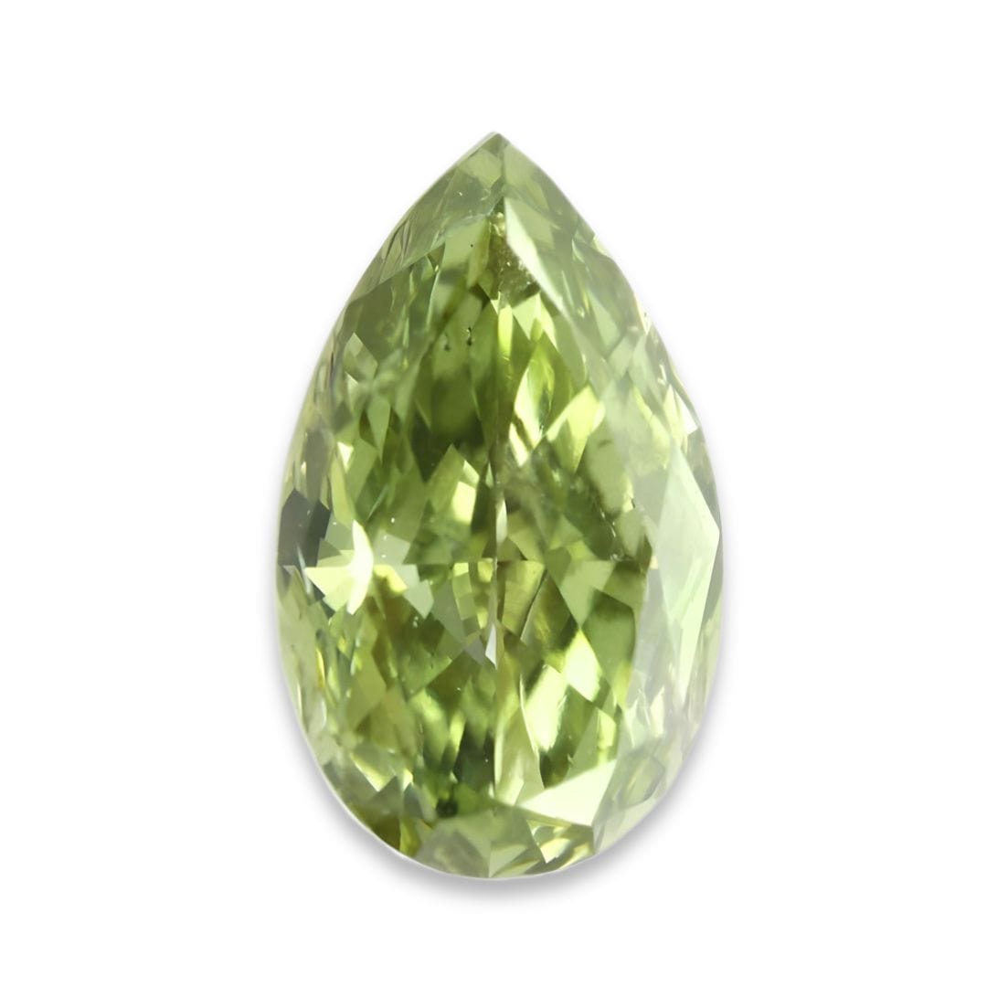 Chameleon-Diamond-024ct-Natural-Loose-Fancy-Green-Color-Diamond-GIA-Pear-Shape