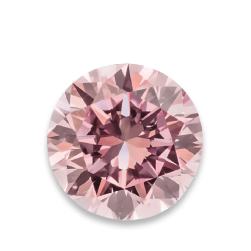 round argyle pink diamond 7p