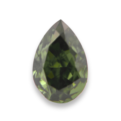 0.28ct chameleon diamond pear shape