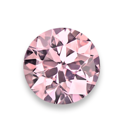 argyle pink diamond round shape