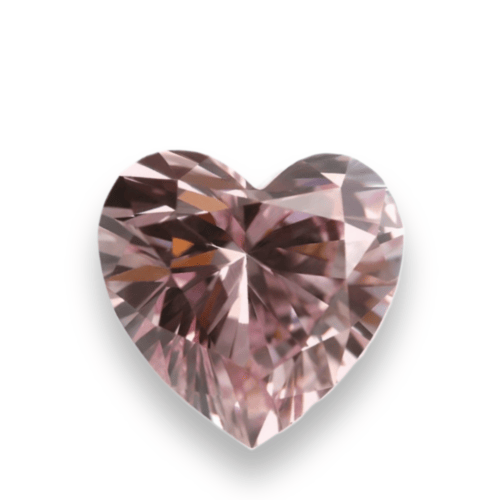 Argyle pink diamond heart