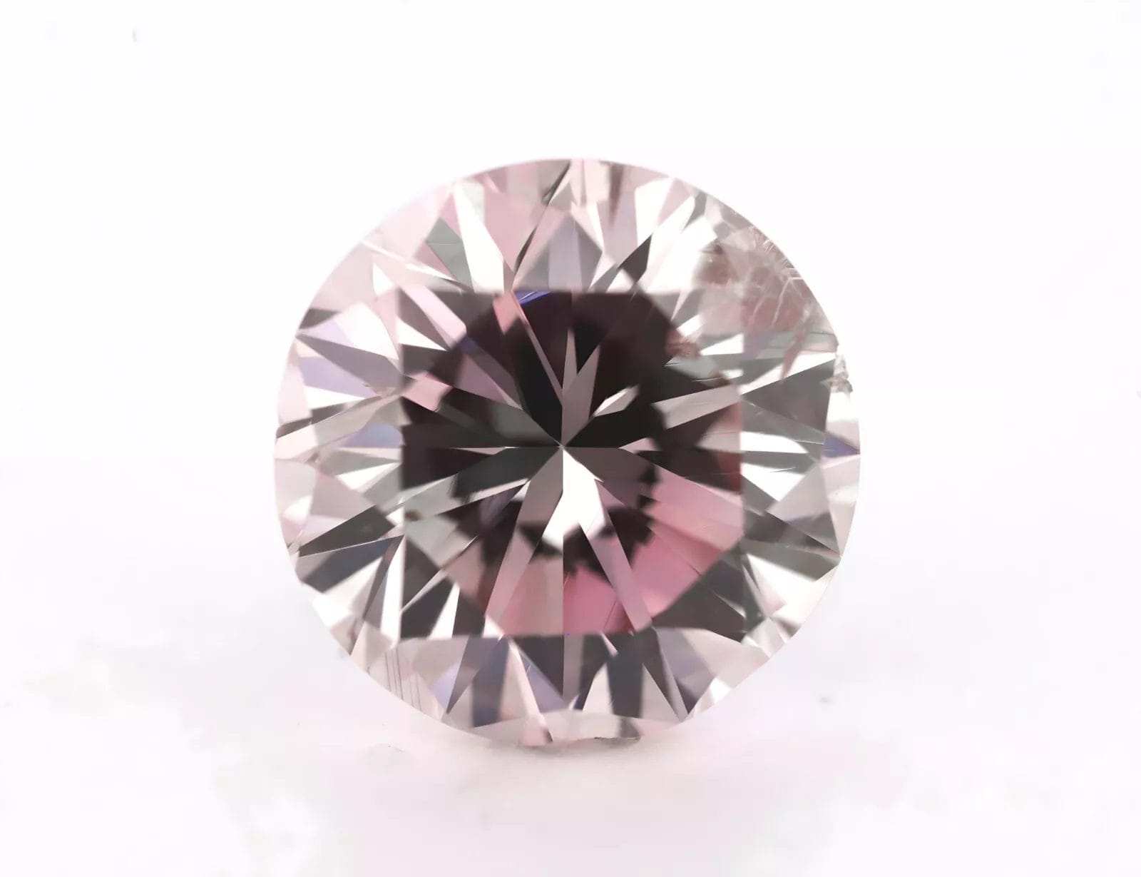 round fancy pink diamond